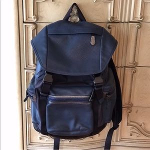 Coach leather backpack